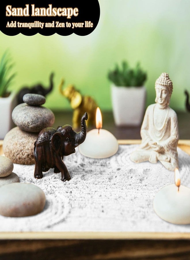 RAINFLOW 15 OZ Fine White Sand for Crafts - Quartz Zen Garden Sand Decorative for Vases Filler, Wedding Unity Ceremony, Incense Burner, Aquarium - Image 3